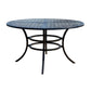 Windermere Woven Outdoor Round Dining Table Set of 5 (KIT)