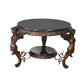 Roman Three Winged Lady Large Bronze Center Table