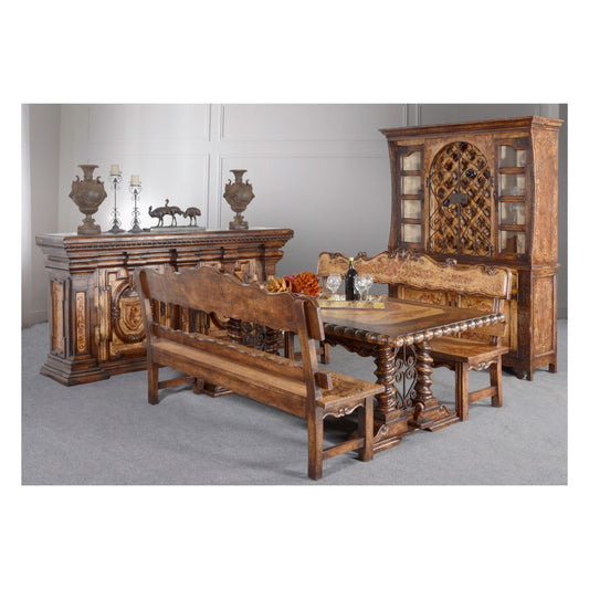 Belruse Bench Dining Table Set of 3