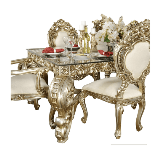 Platine Rococo Dining Table Set of 9