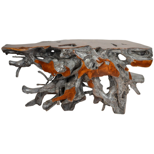 Natural Teak Root Console