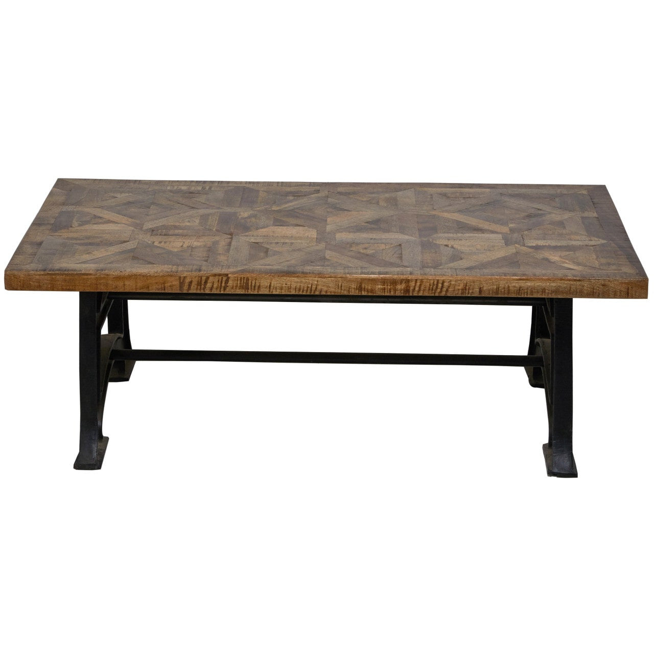 Mango Wood Industrial Coffee Table