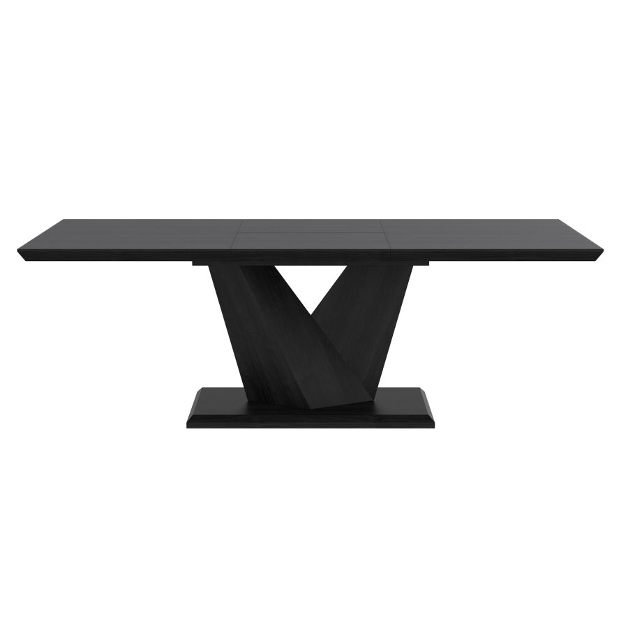 Eclipse Dining Table w/ Extension in Black