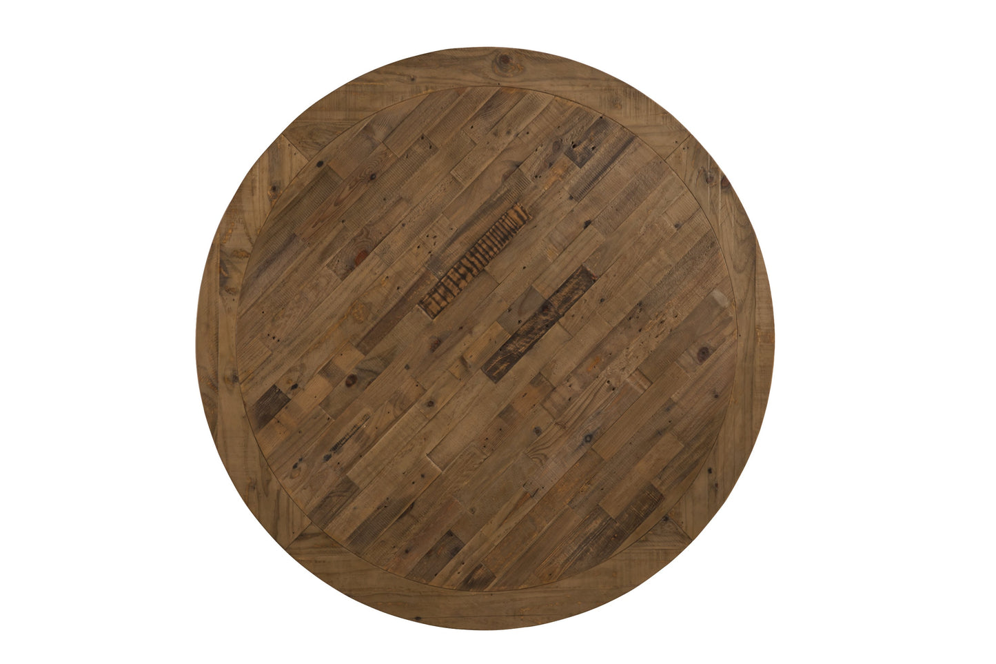 Kensington Round Dining Table, Reclaimed Natural