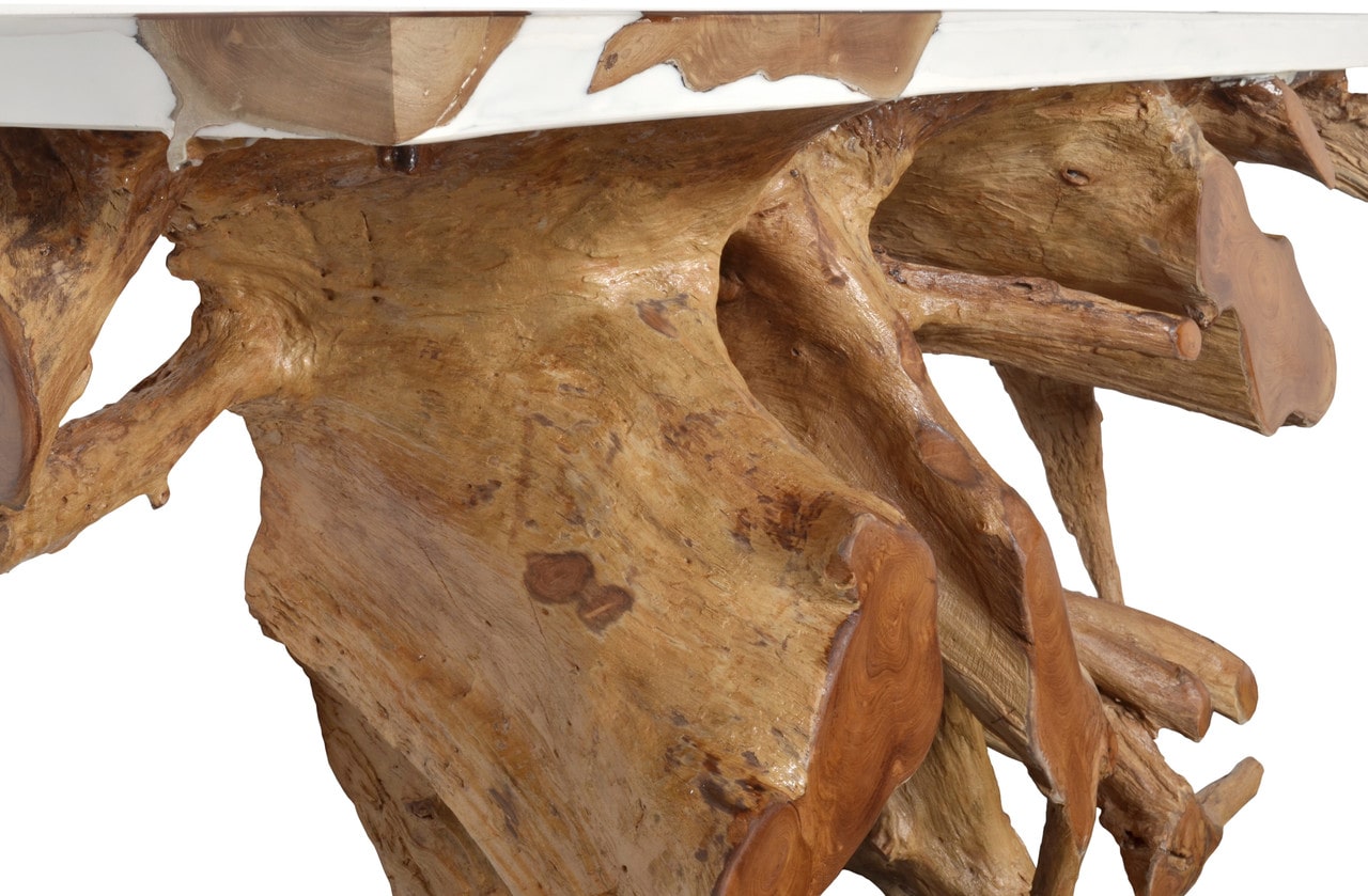 60 Inch Teak Root Console Table