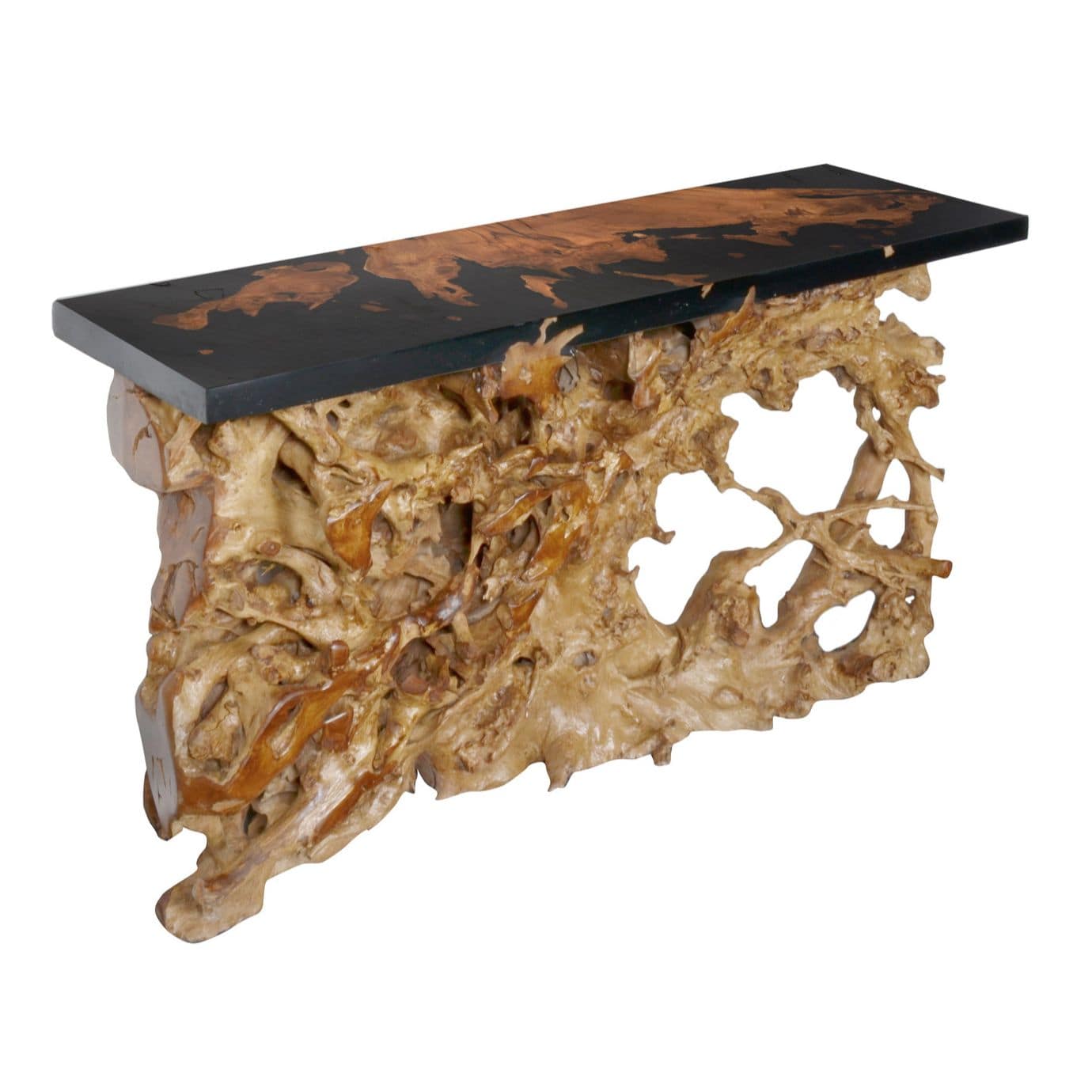 60 Inch Teak Root Console Table