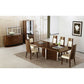 Mahogany Finish Extendable Dining Table